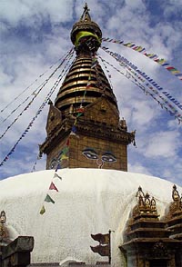 Svayambunath. Kathmandu, Nepal
